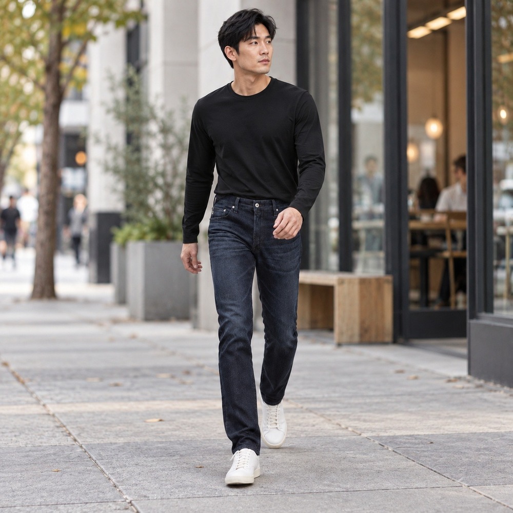 AG Adriano Goldschmied Dylan 360 Slim Jeans Dark Indigo Japanese Denim 34x32